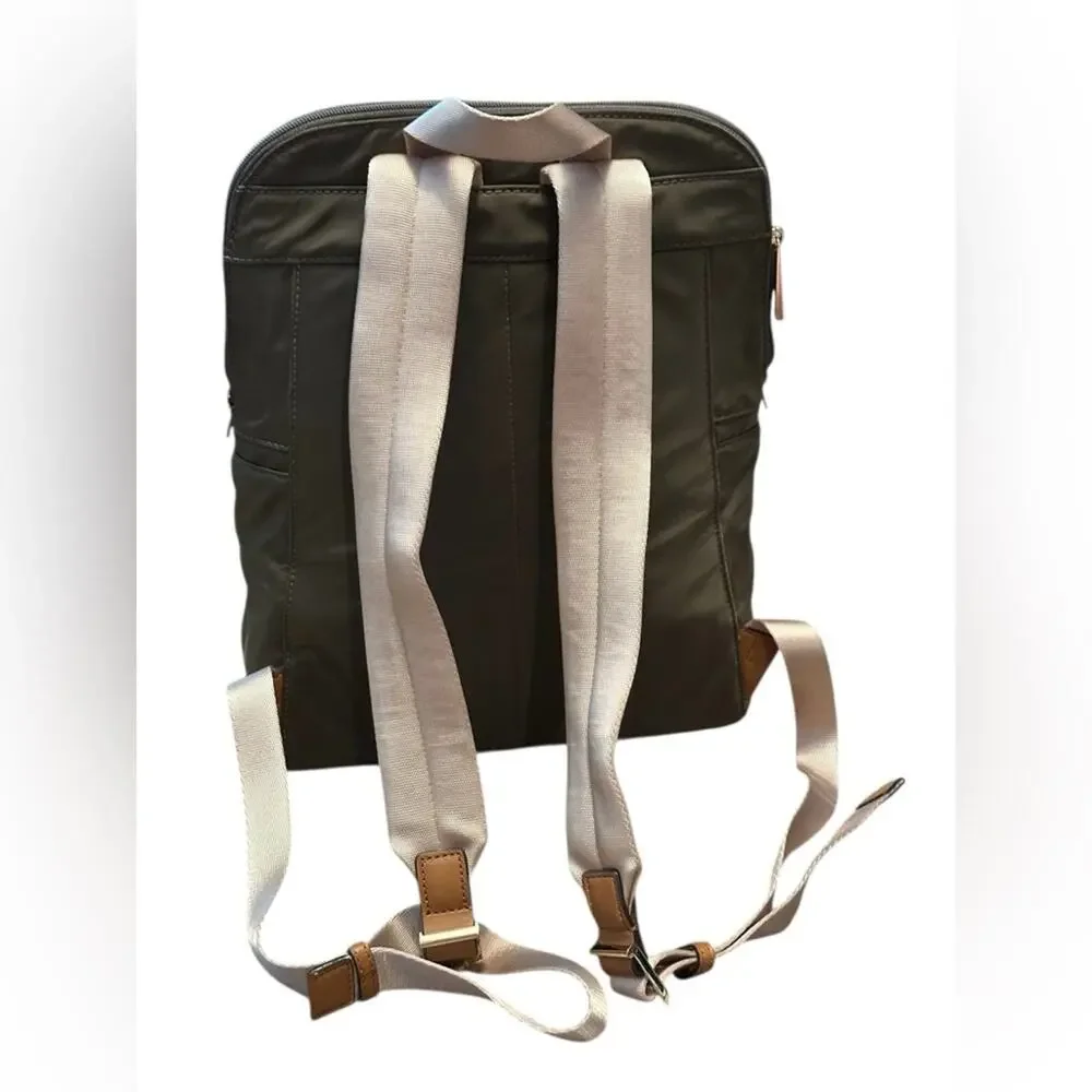 Michael Kors Olive Nylon Backpack - Picture 7 of 16